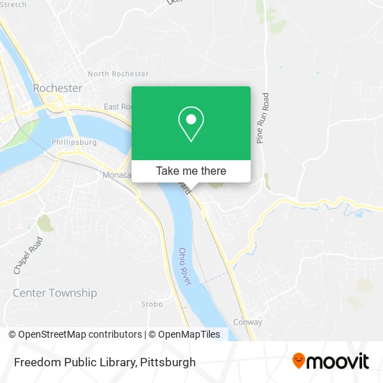 Freedom Public Library map