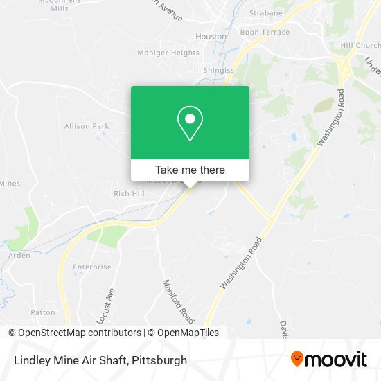 Lindley Mine Air Shaft map