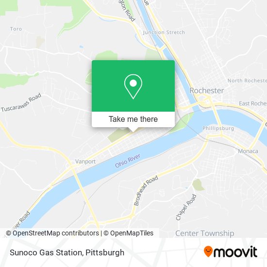 Mapa de Sunoco Gas Station