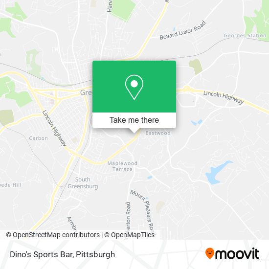 Dino's Sports Bar map