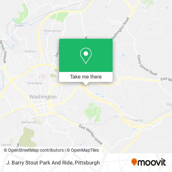 J. Barry Stout Park And Ride map