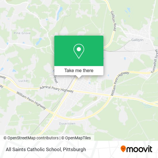 Mapa de All Saints Catholic School