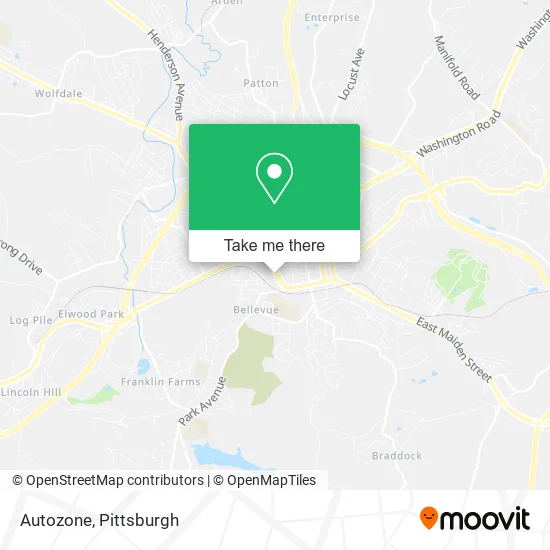 Autozone map