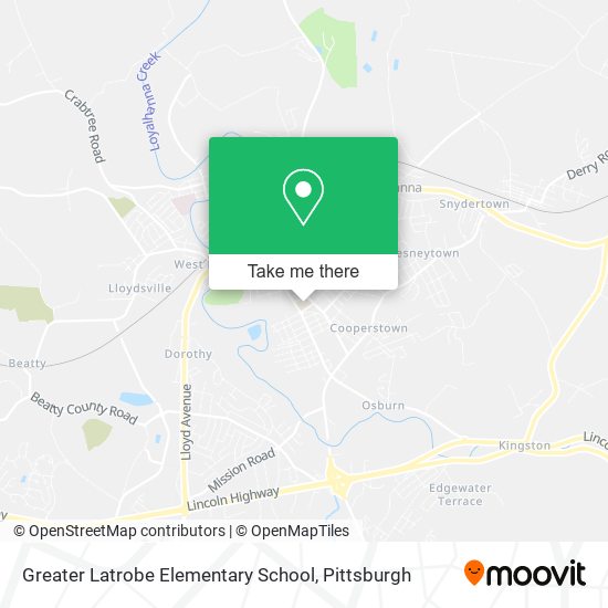 Greater Latrobe Elementary School map