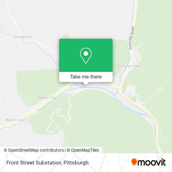Mapa de Front Street Substation