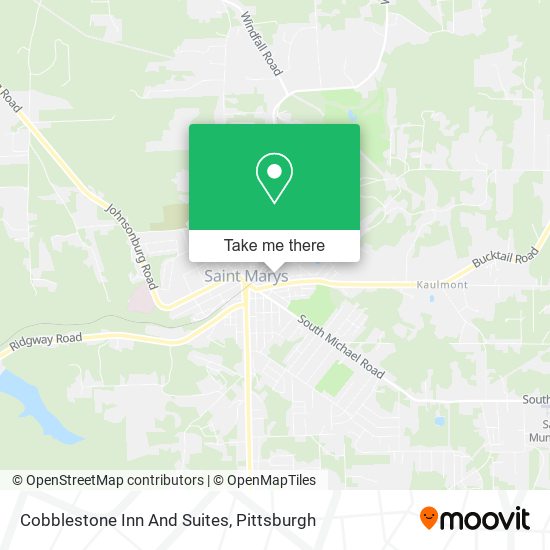 Cobblestone Inn And Suites map