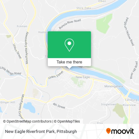 New Eagle Riverfront Park map