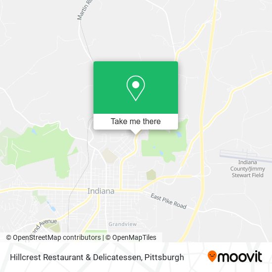Hillcrest Restaurant & Delicatessen map