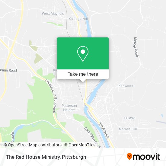 Mapa de The Red House Ministry