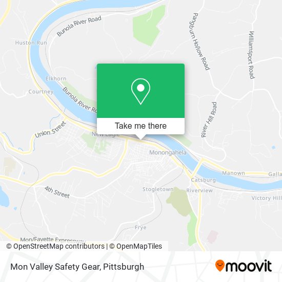 Mon Valley Safety Gear map