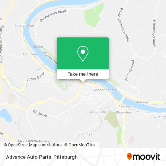 Mapa de Advance Auto Parts