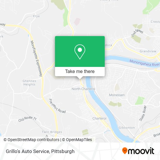 Grillo's Auto Service map