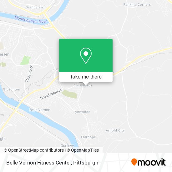 Mapa de Belle Vernon Fitness Center