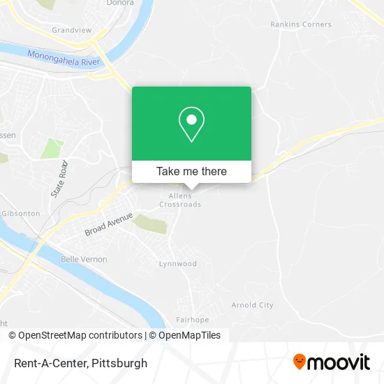 Rent-A-Center map