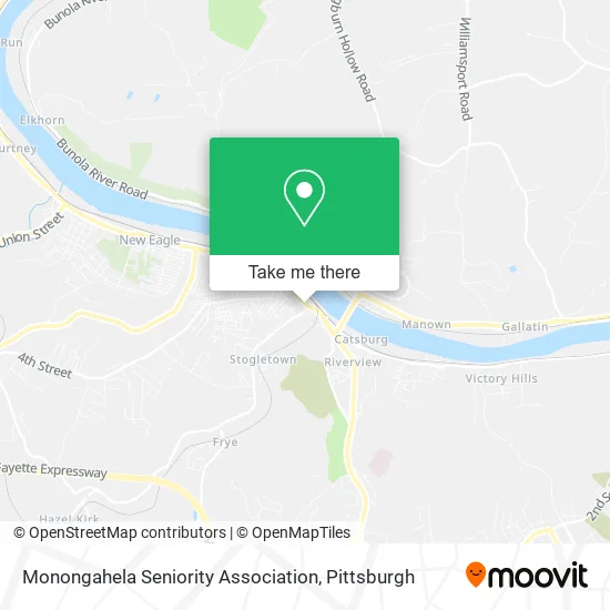Monongahela Seniority Association map