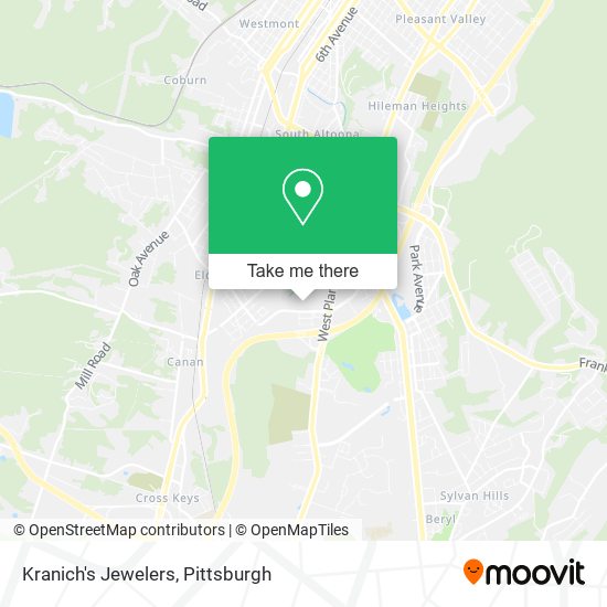Kranich's Jewelers map