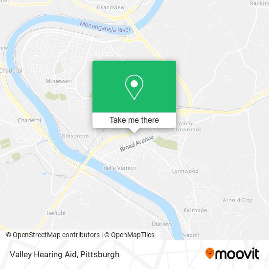 Mapa de Valley Hearing Aid