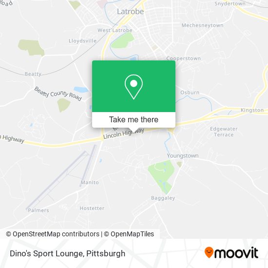 Dino's Sport Lounge map