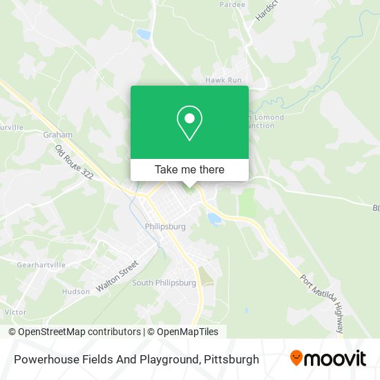 Mapa de Powerhouse Fields And Playground
