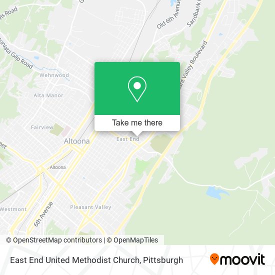 East End United Methodist Church map