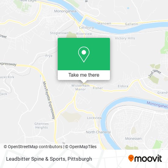 Mapa de Leadbitter Spine & Sports