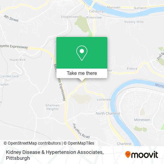 Mapa de Kidney Disease & Hypertension Associates