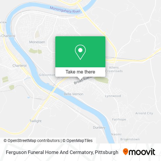 Mapa de Ferguson Funeral Home And Cermatory