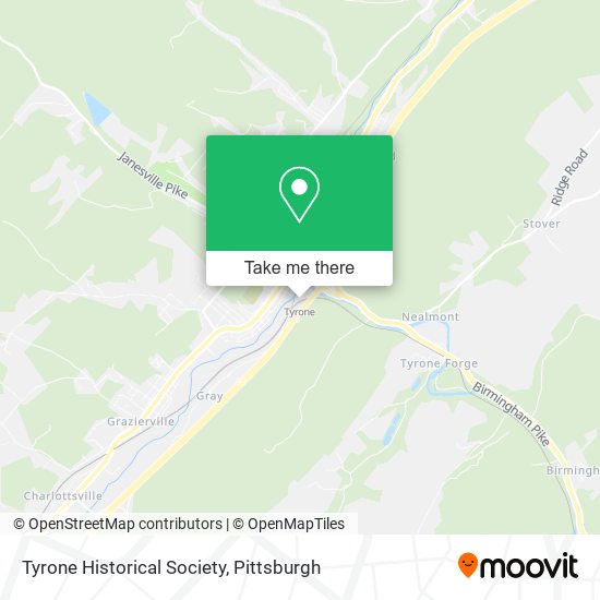 Tyrone Historical Society map