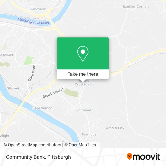 Community Bank map