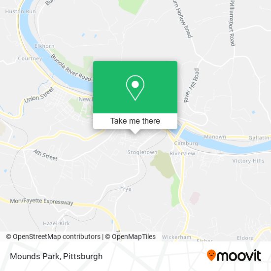 Mounds Park map