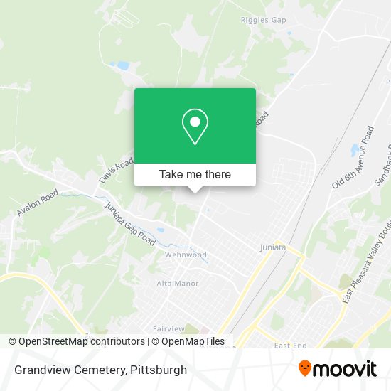 Mapa de Grandview Cemetery