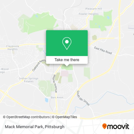 Mack Memorial Park map