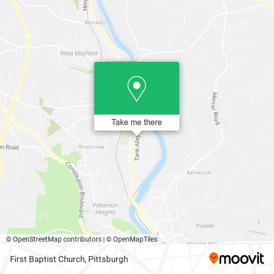 Mapa de First Baptist Church