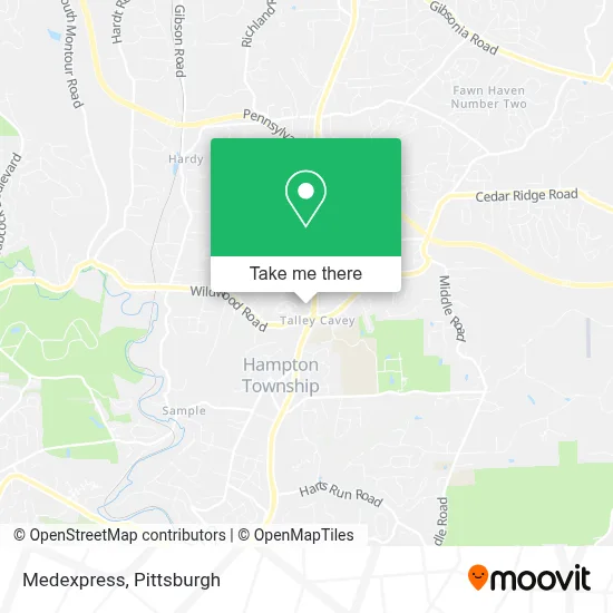 Medexpress map