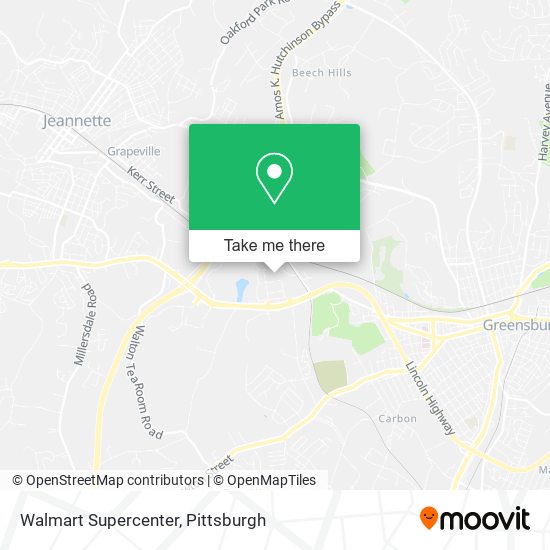 Walmart Supercenter map