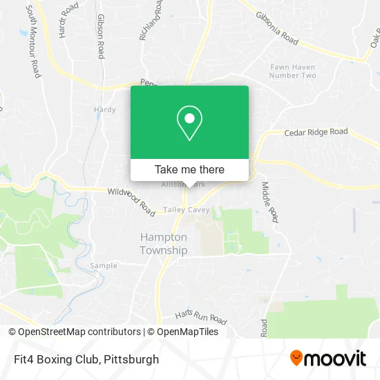 Fit4 Boxing Club map