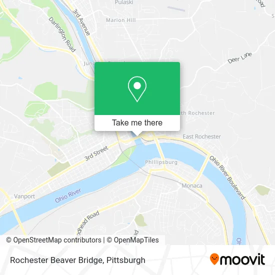 Rochester Beaver Bridge map