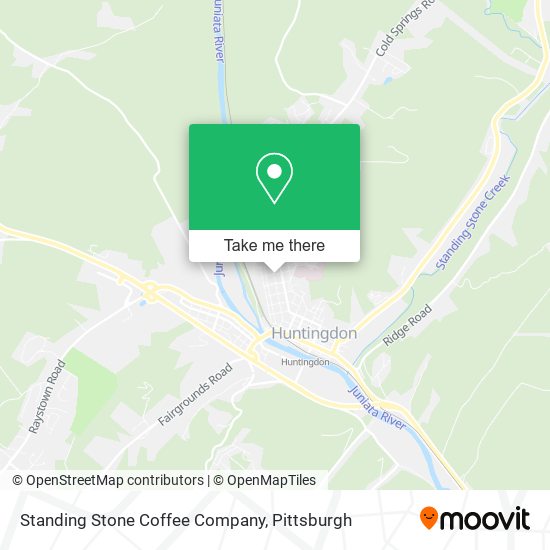 Mapa de Standing Stone Coffee Company
