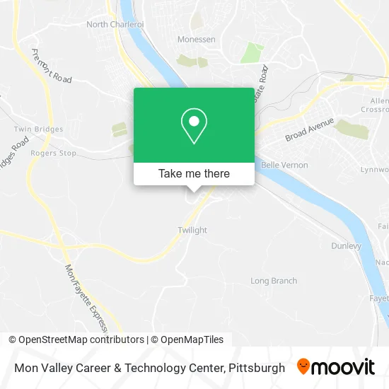 Mon Valley Career & Technology Center map