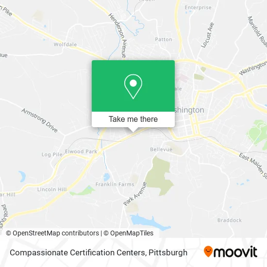 Compassionate Certification Centers map