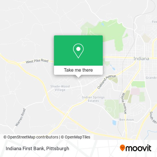 Mapa de Indiana First Bank