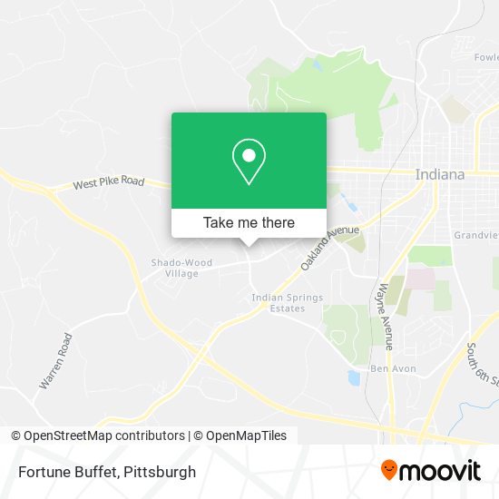 Mapa de Fortune Buffet