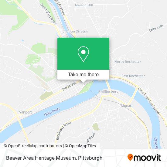 Mapa de Beaver Area Heritage Museum