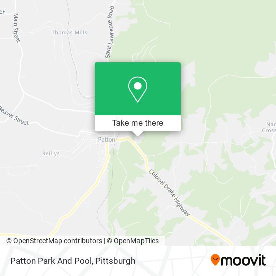 Mapa de Patton Park And Pool