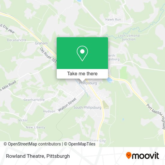 Rowland Theatre map