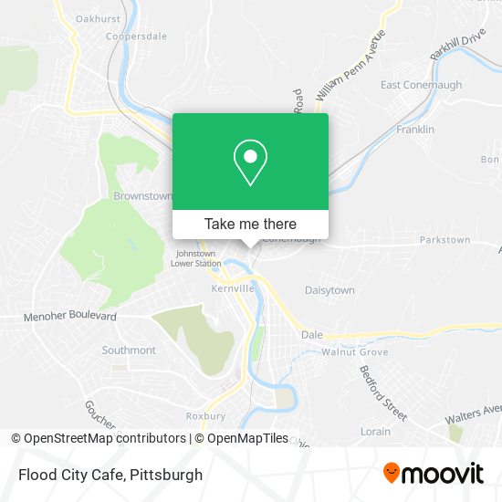 Flood City Cafe map