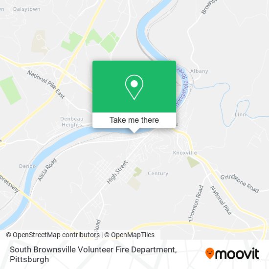 Mapa de South Brownsville Volunteer Fire Department