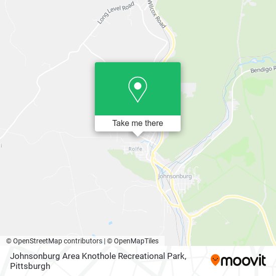 Johnsonburg Area Knothole Recreational Park map