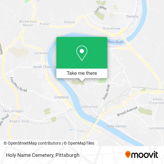 Mapa de Holy Name Cemetery