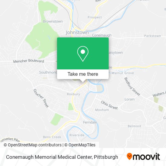Conemaugh Memorial Medical Center map